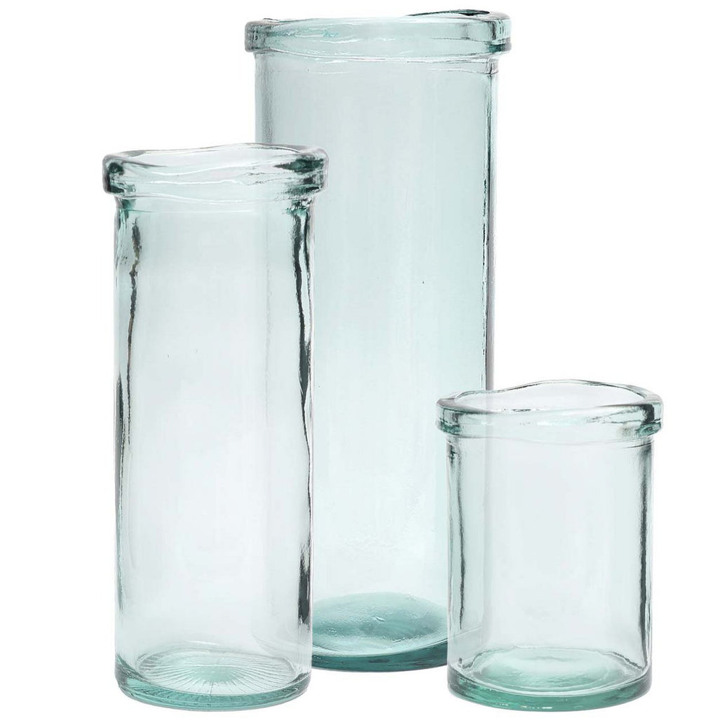 Jiandan-vasen i Blått, Medium – Återvunnet Glas