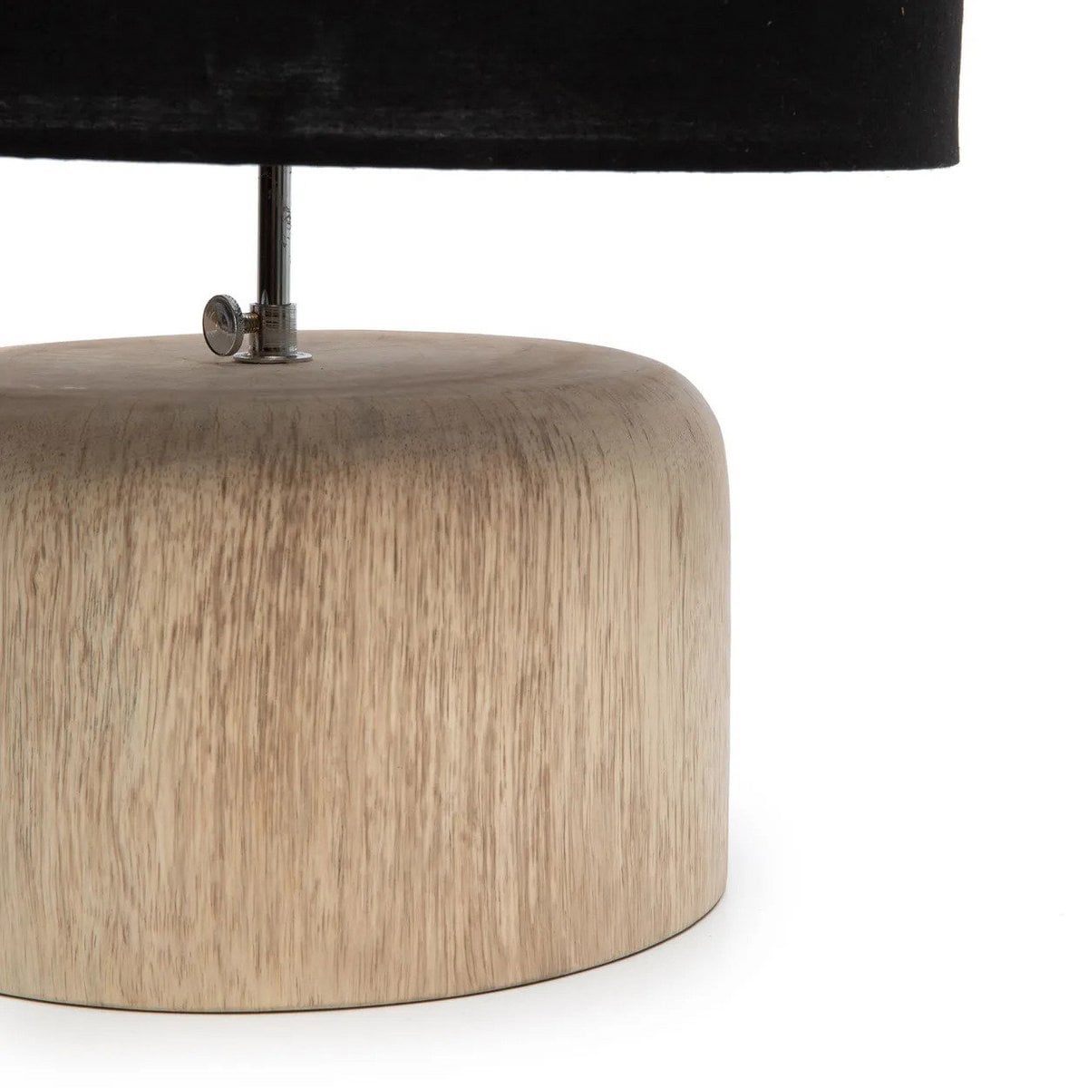 Lampfot i massiv teak, natur