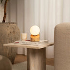 Morris – Sladdlös Uppladdningsbar Mini-Bordslampa i Natur