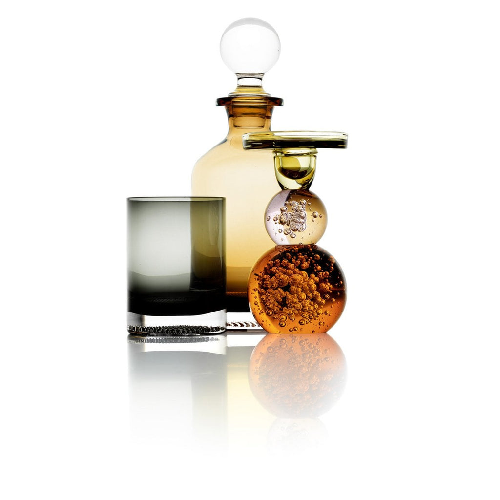 Bubble Jewel Ljushållare – Färgat Glas