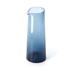 Azure karaff i glas, blå