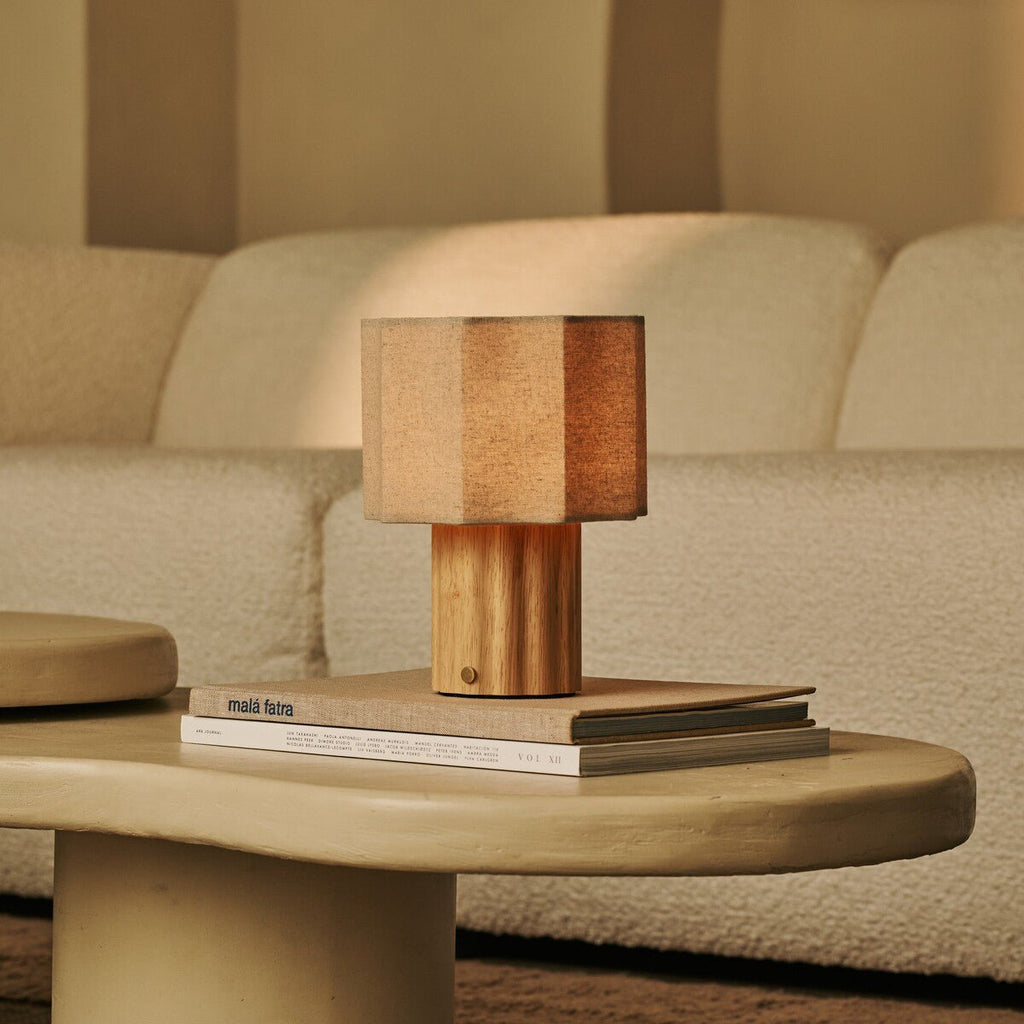 Eloïsa Natur Uppladdningsbar Bordslampa – Nordic Collection