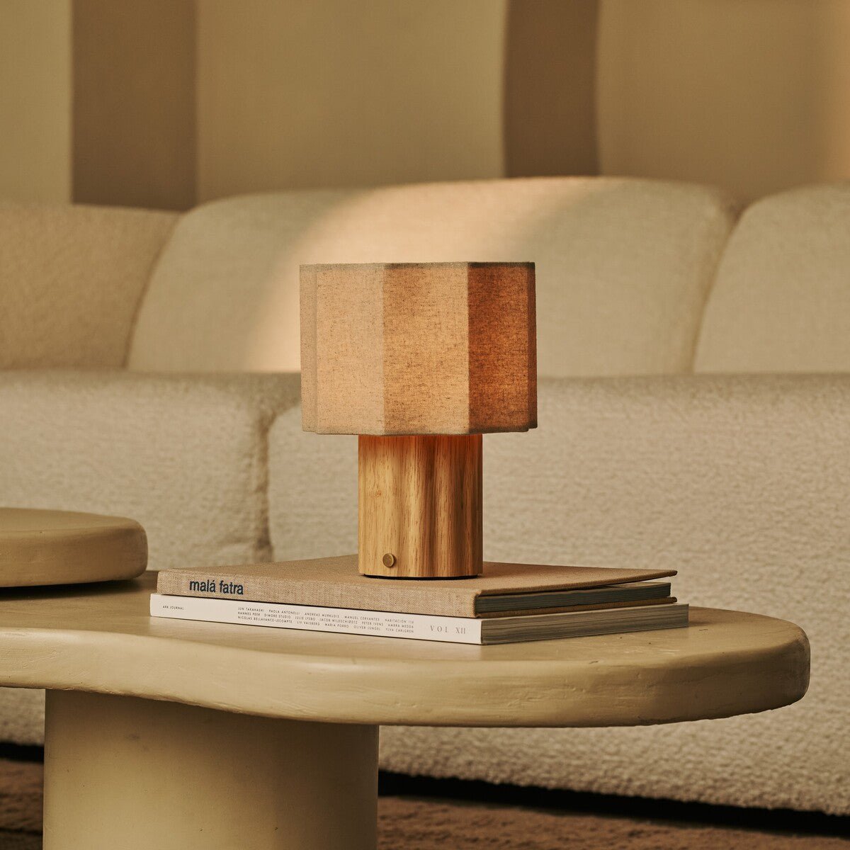 Eloïsa Natur Uppladdningsbar Bordslampa – Nordic Collection