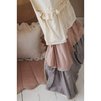 Tipitält med Volang & Shell Mat i Powder Pink, Set