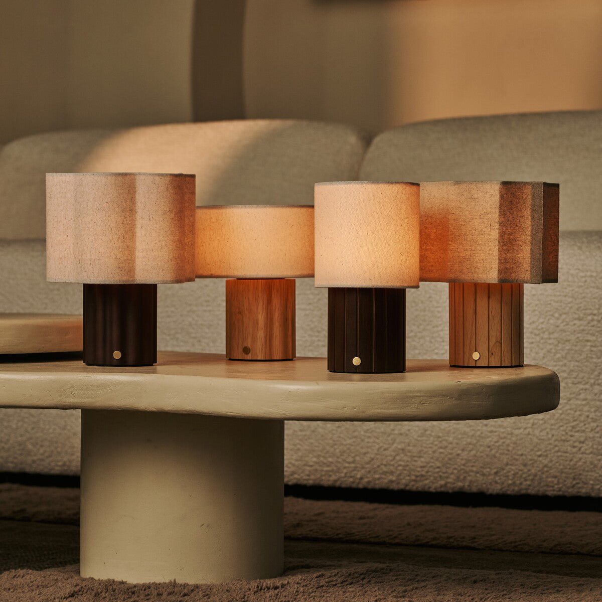 Eloïsa Mörkbrun Uppladdningsbar Bordslampa – Nordic Collection