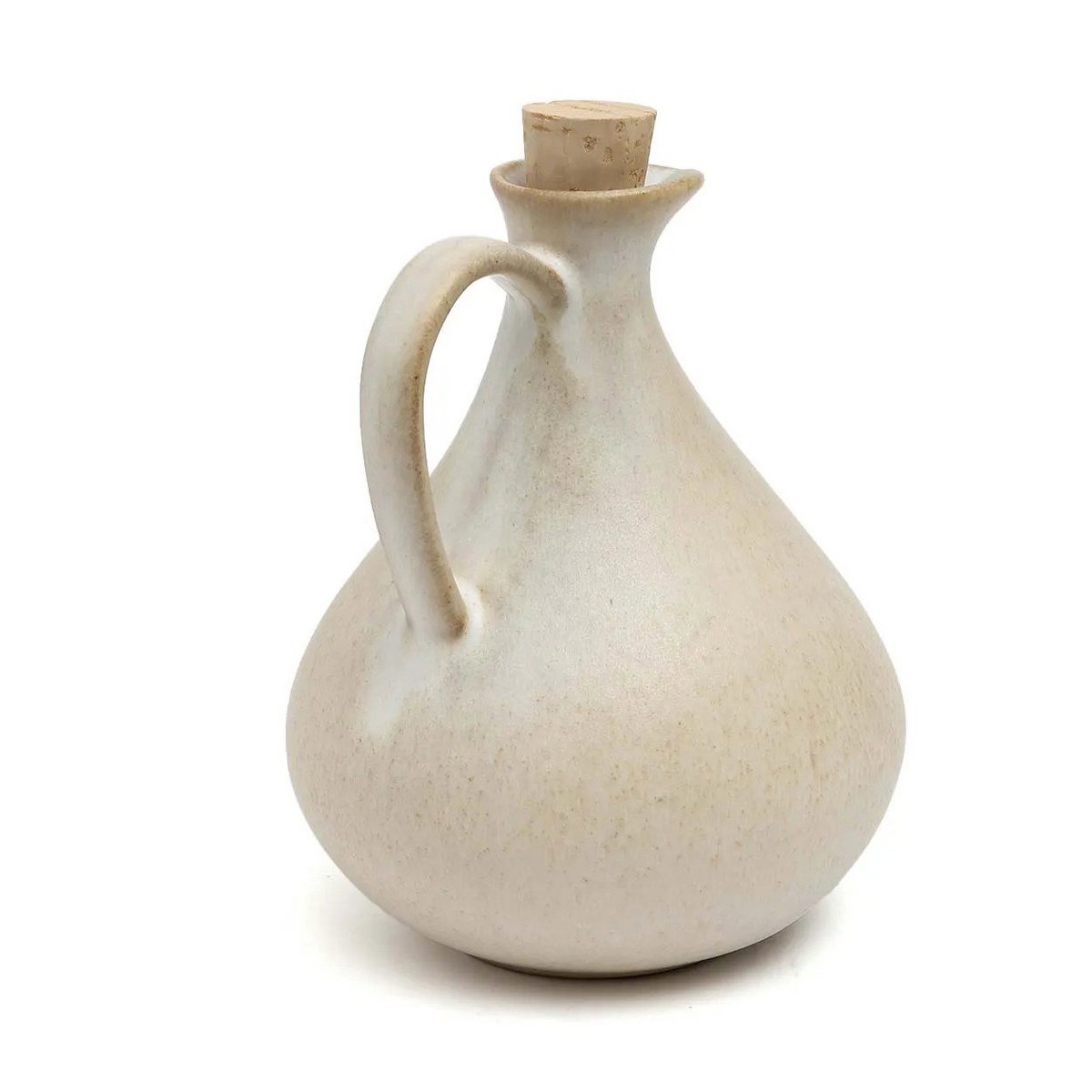Olivoljeflaska N°80 – Vit, Stengods