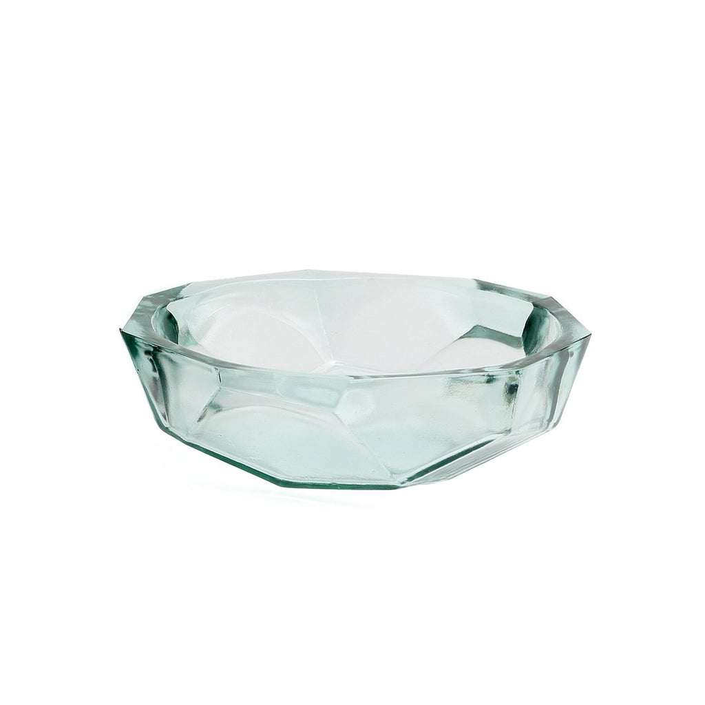 Origami-skålen i Blått, Medium – Glas