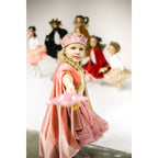 Prinsessset med Krona & Trollstav, Rosa Paljetter