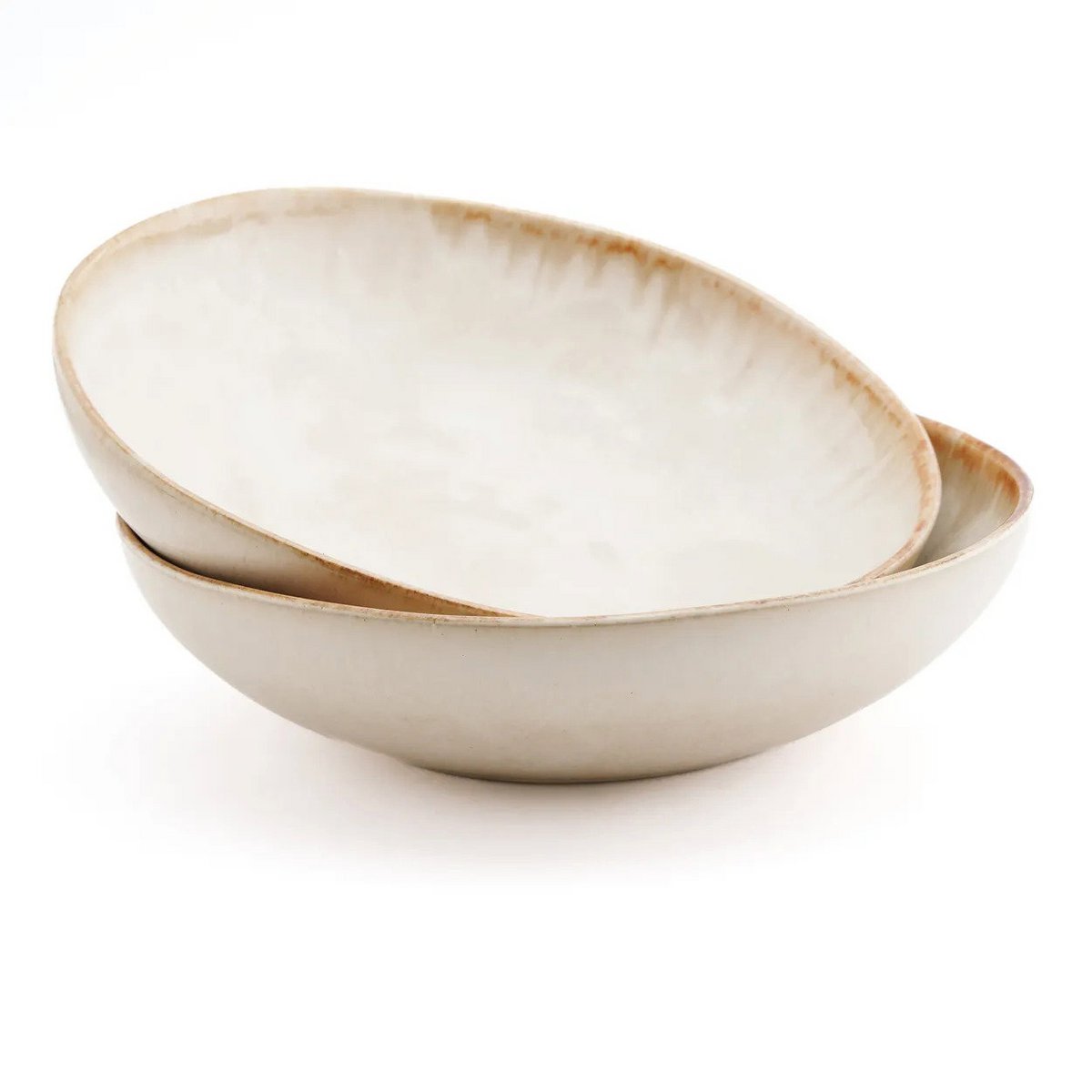 Pastatallrik – Vit Stengods