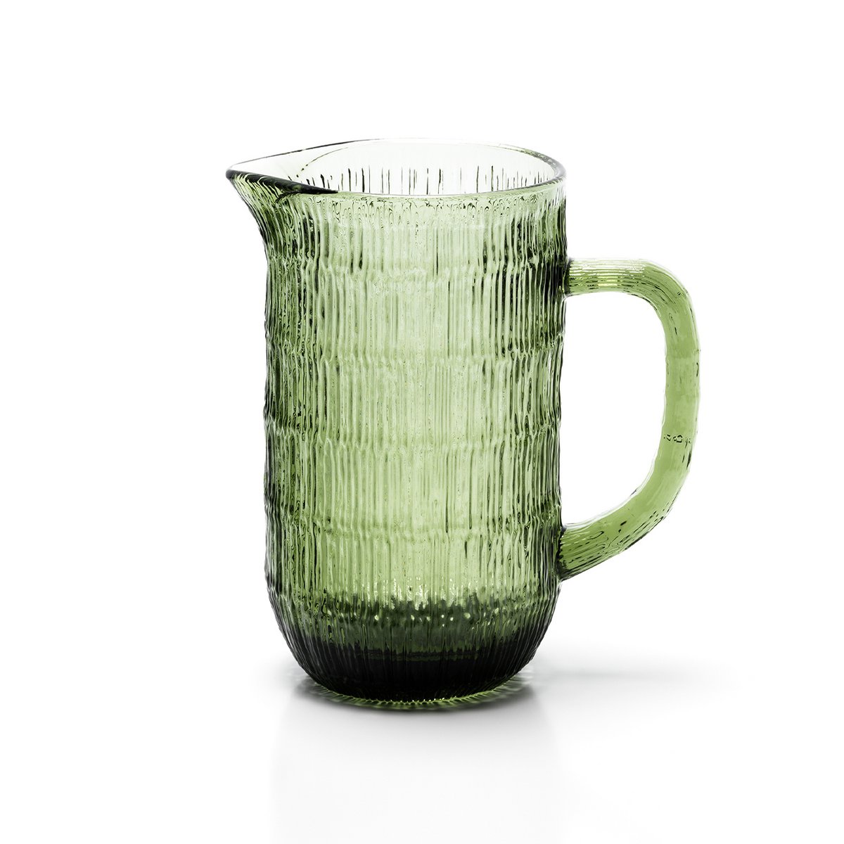 Moss Ripple-tillbringaren, Grönt Återvunnet Glas