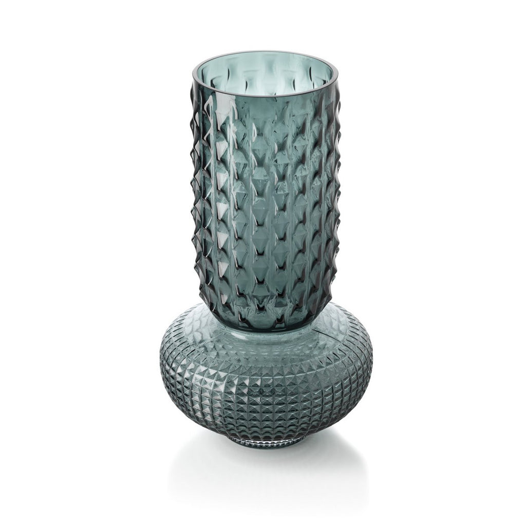 Sapphire Jewel Vase – Blå Glasvas i Återvunnet Glas
