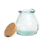 Belly Glass Pot i Blått, Medium – Återvunnet Glas