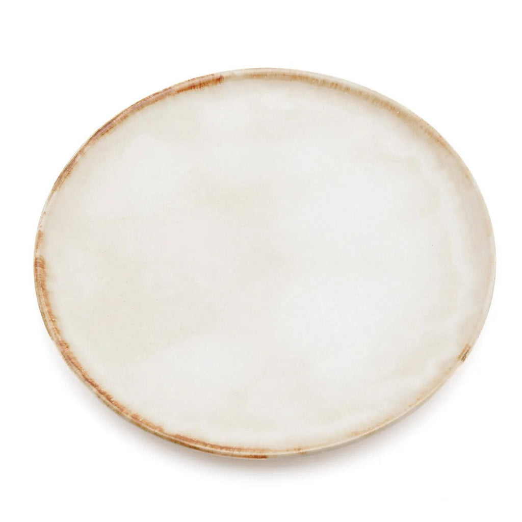 Cascais mattallrik i stengods, vit – 28 cm