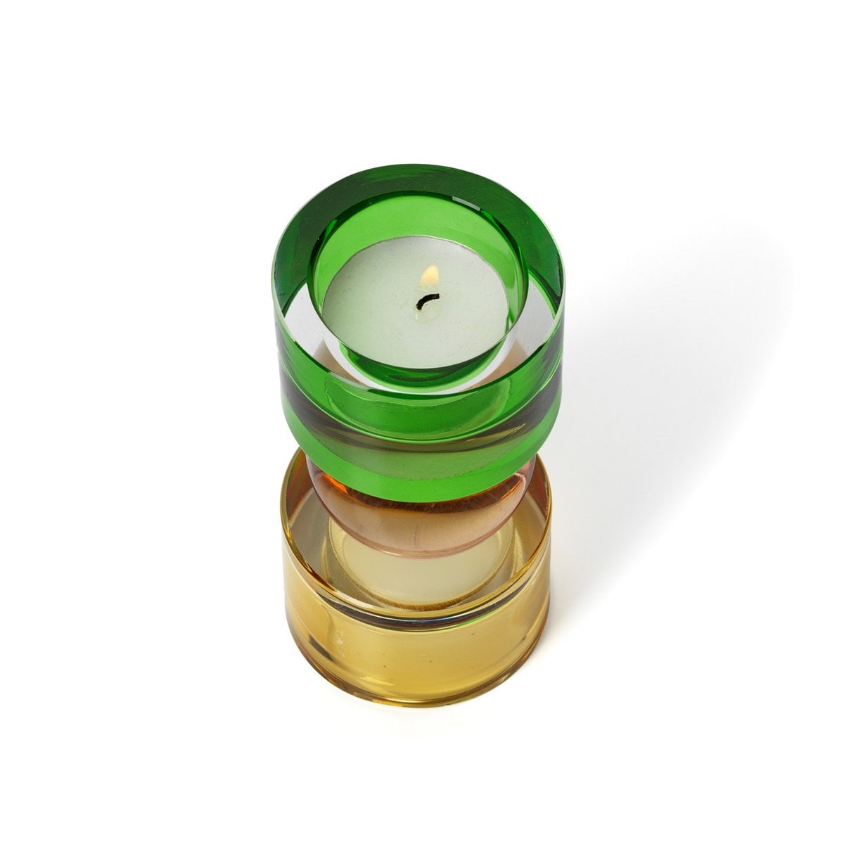 Solar Jewel Ljushållare, Låg – Återvunnet Glas