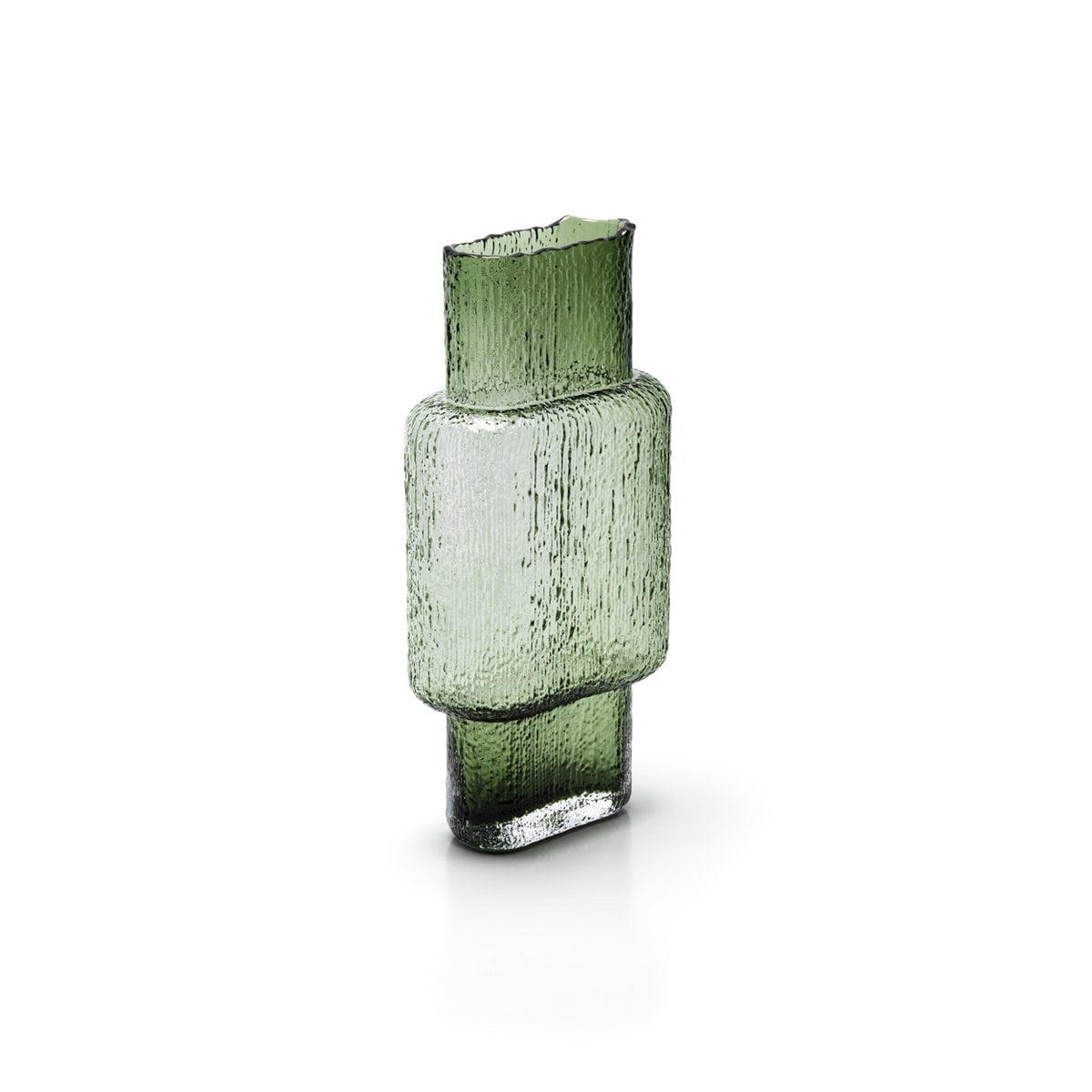 Vintage Vert-vasen i Grönt, Large – Återvunnet Glas