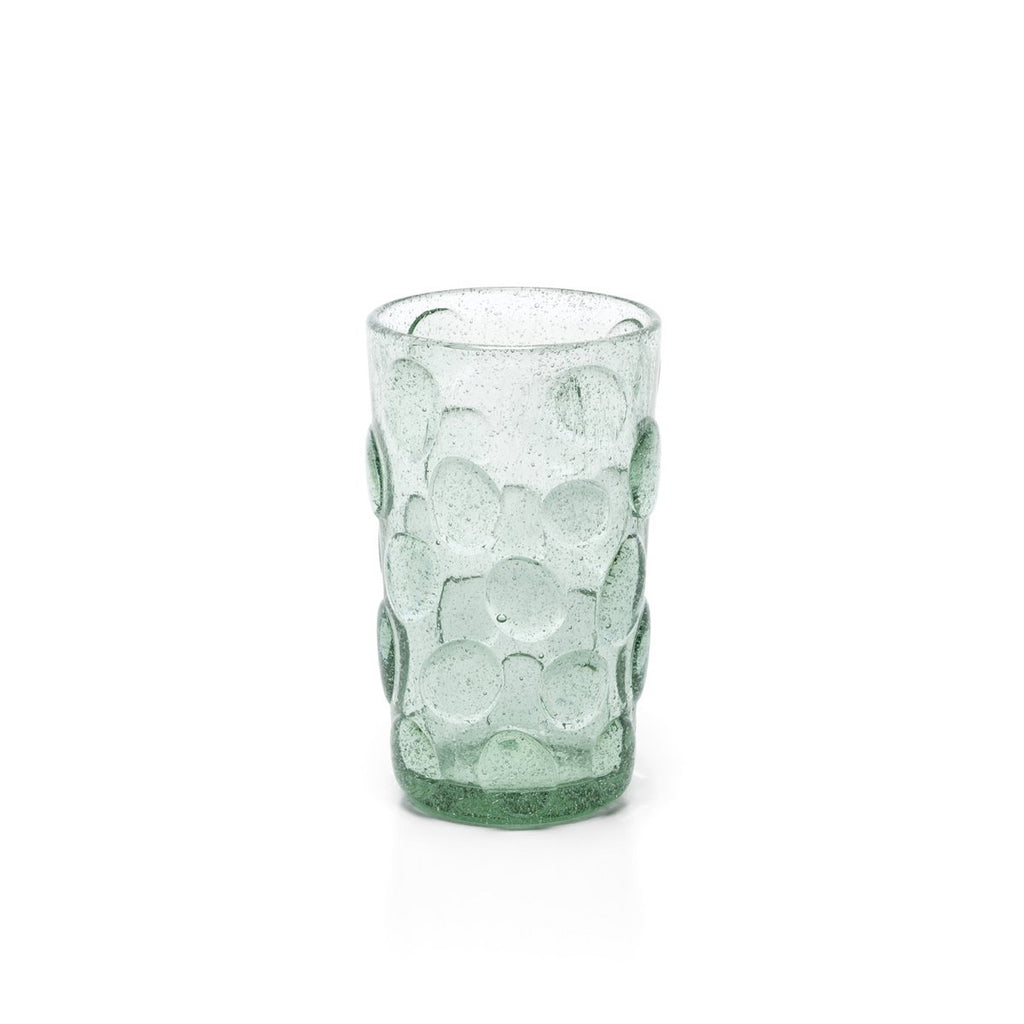 Frosted Dot Highballglas i Aqua