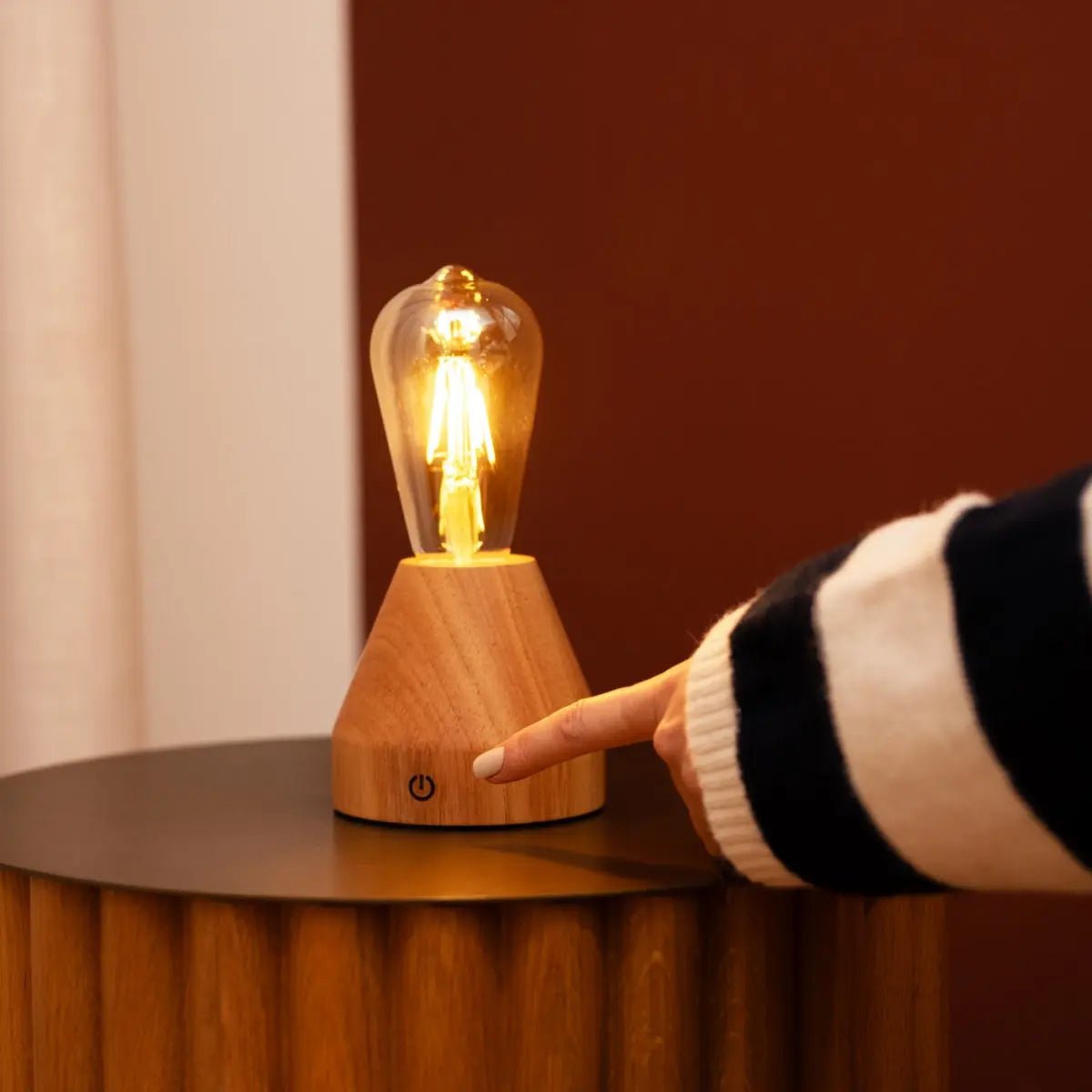 Zavi Ljusbrun Uppladdningsbar Bordslampa