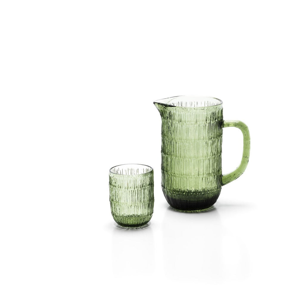 Moss Ripple-tillbringaren, Grönt Återvunnet Glas