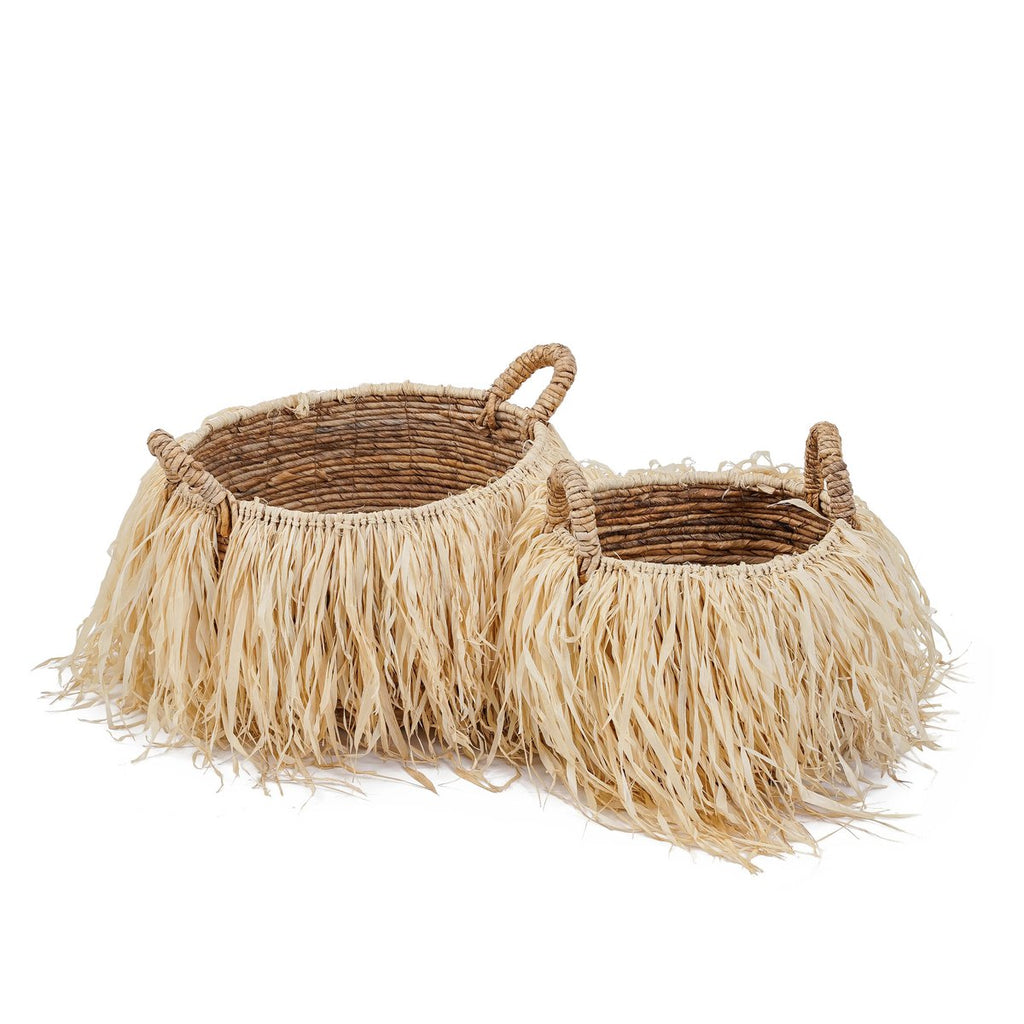 Raffia-korgen, Medium – Handvävd i Raffia