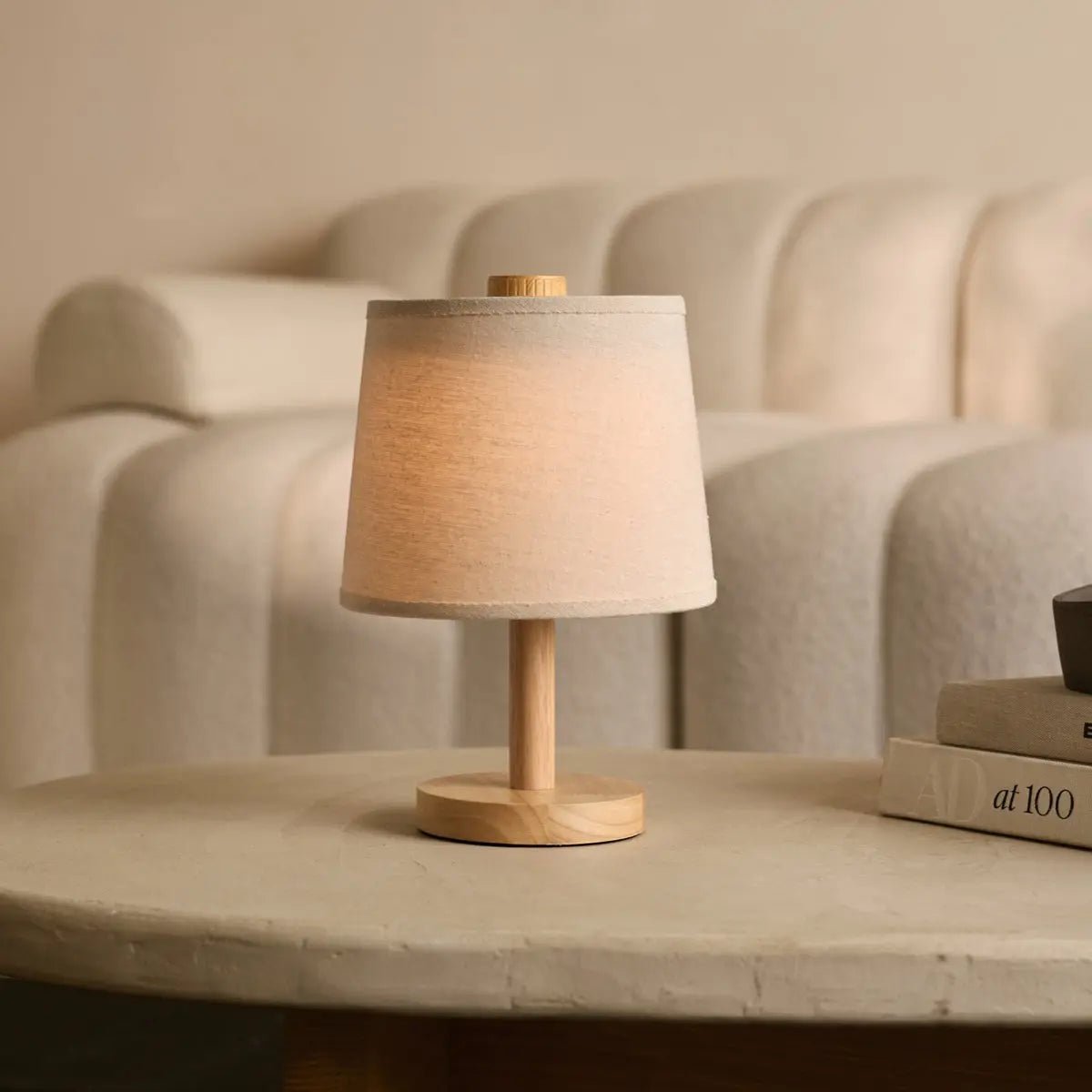 Rover Ljusbrun Trälampa, Uppladdningsbar