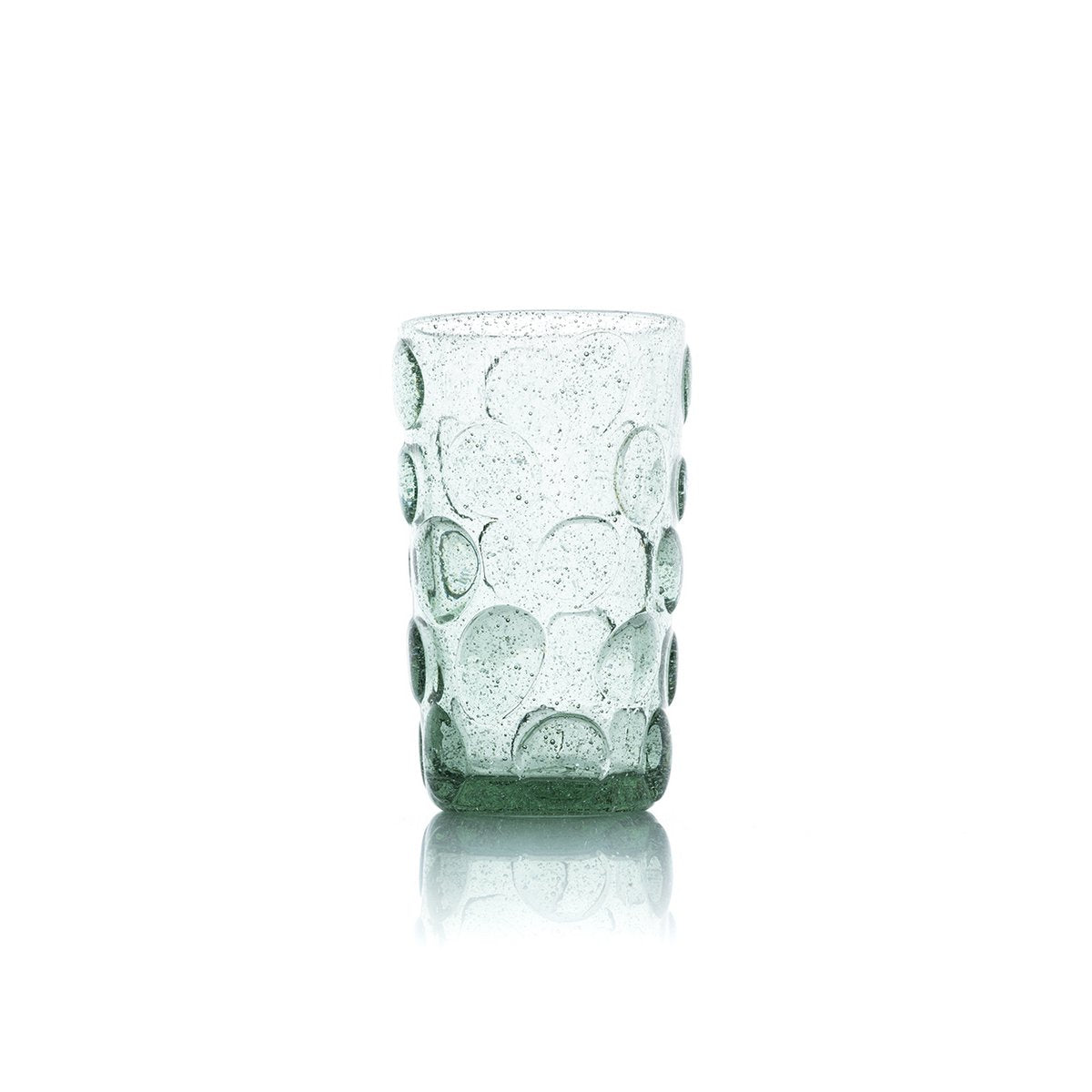 Frosted Dot Highballglas i Aqua