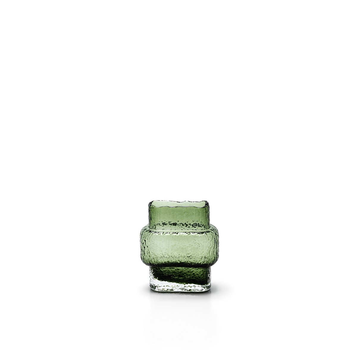 Vintage Vert-vasen i Grönt, Small – Återvunnet Glas
