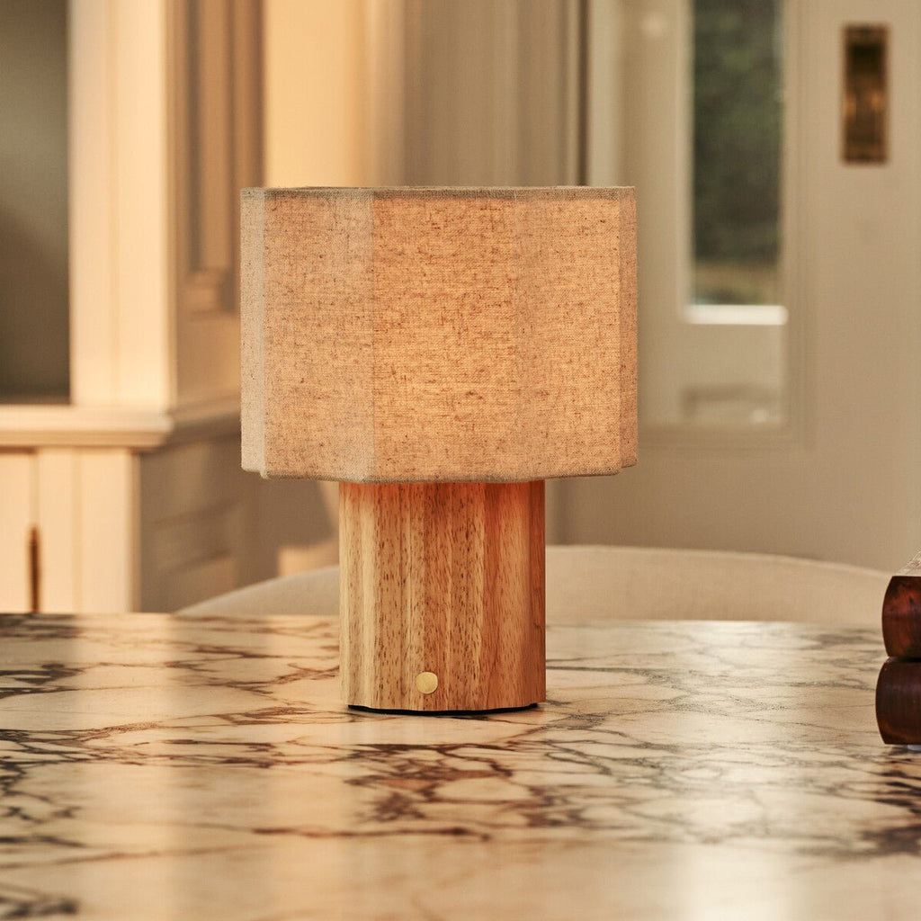 Eloïsa Natur Uppladdningsbar Bordslampa – Nordic Collection