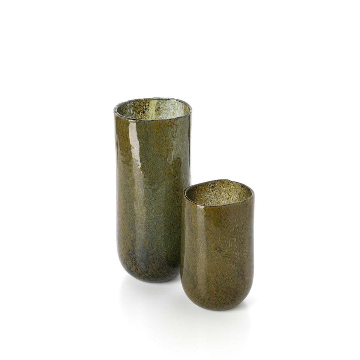 Forest-vasen i Grönt, Låg – Glas