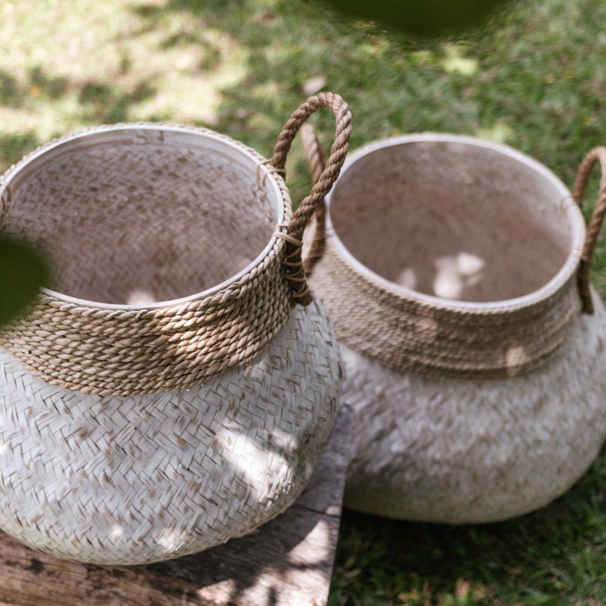 Korg Benoa i Bambu – Tvättkorg & Krukkorg (3 storlekar)