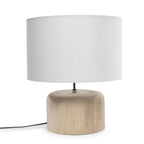 Lampfot i massiv teak, natur