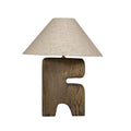L’Objet bordslampa i trä, brun – L