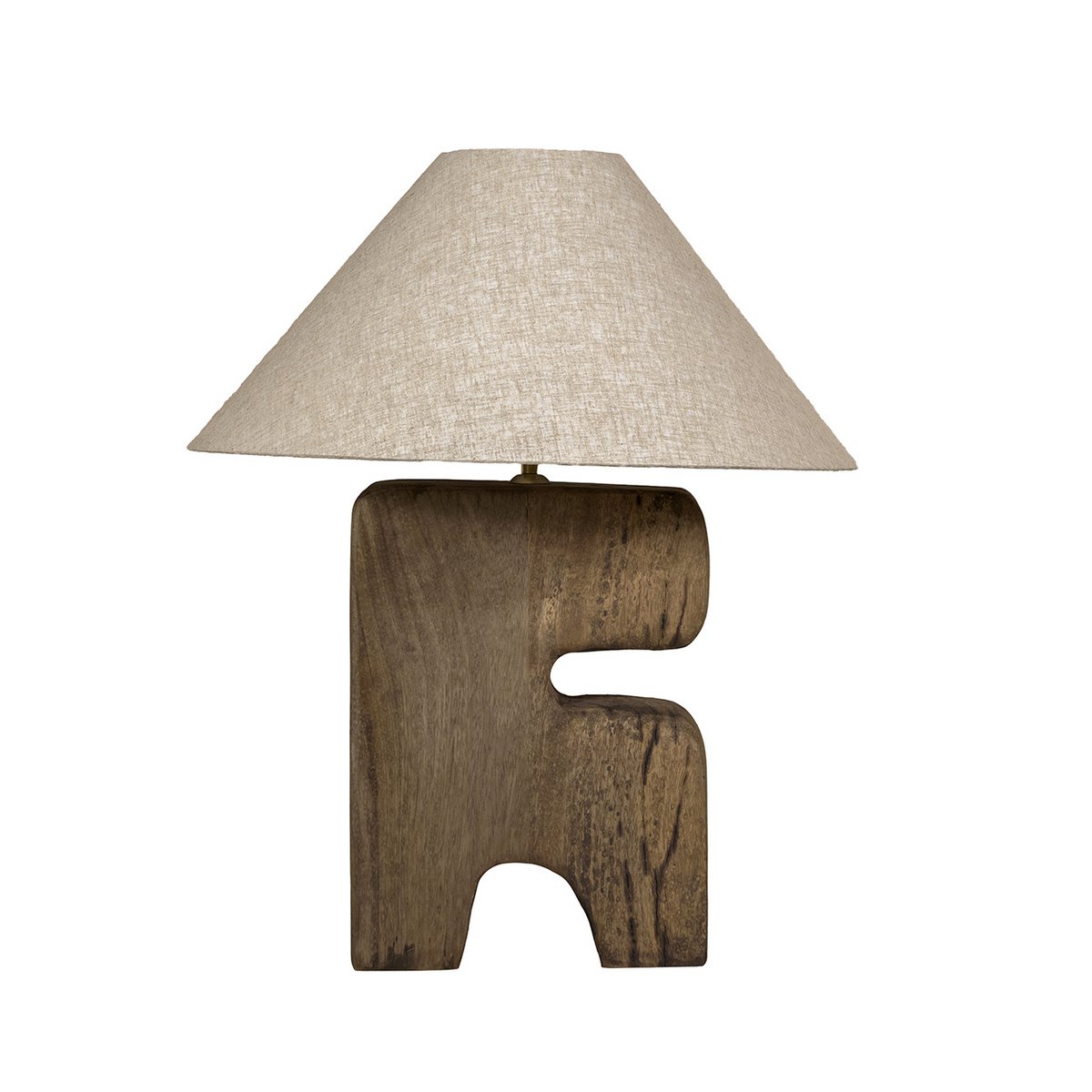 L’Objet bordslampa i trä, brun – L