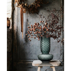 Sapphire Jewel Vase – Blå Glasvas i Återvunnet Glas