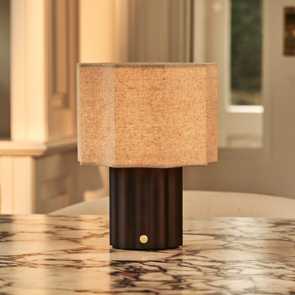 Eloïsa Mörkbrun Uppladdningsbar Bordslampa – Nordic Collection