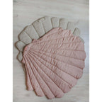 Snäckmatta i Linne, Powder Pink