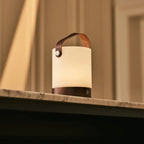 Bordslampa i Trä Avery Mörkbrun