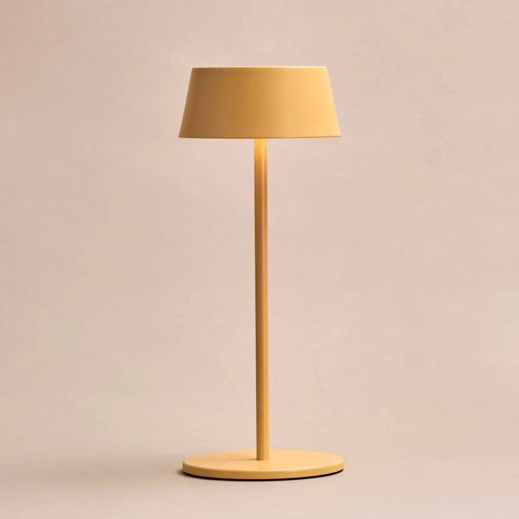 Bordslampa i Trä Hugo Bärnstensgul