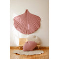 Ginkgoblad-matta i Linne, Dirty Pink