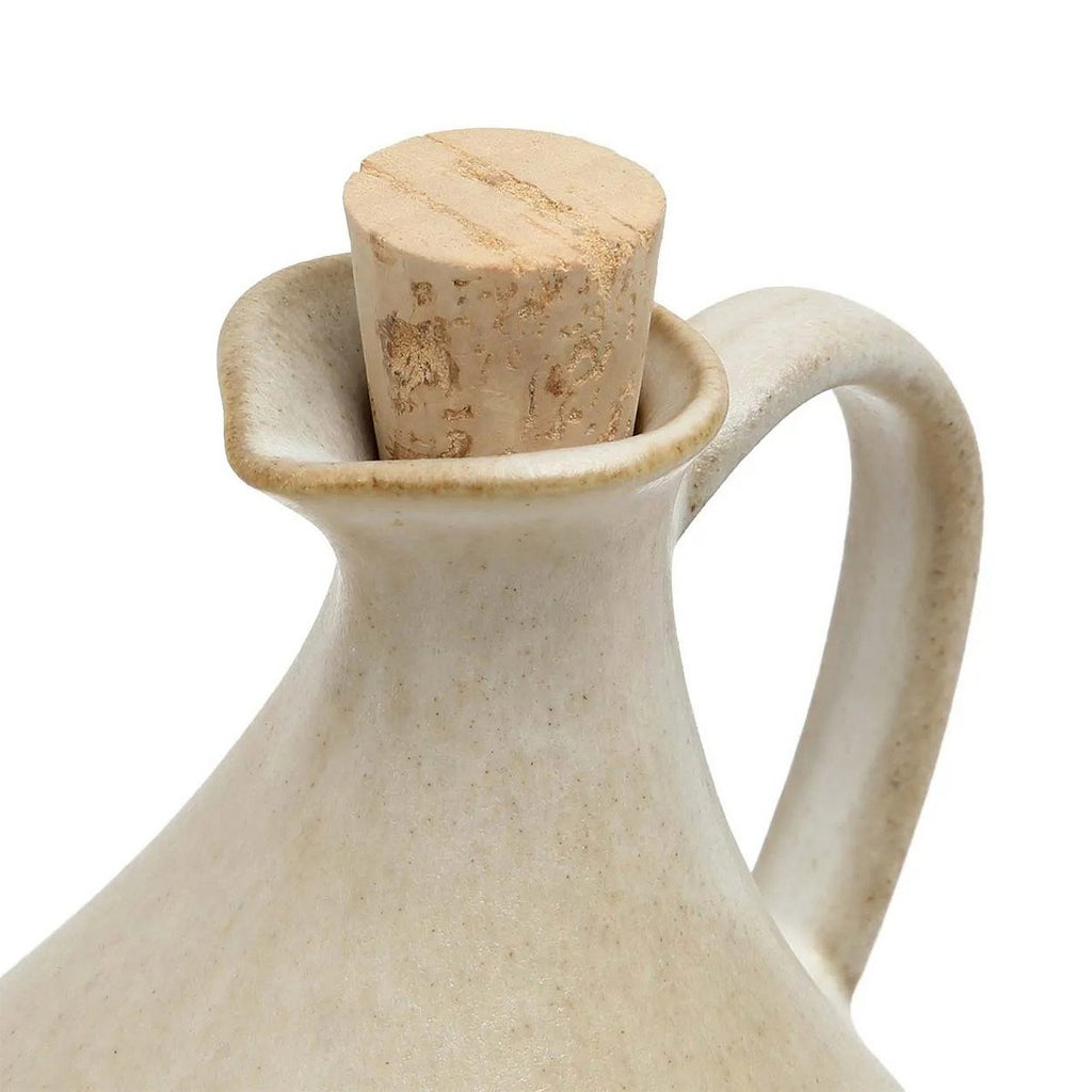 Olivoljeflaska N°80 – Vit, Stengods