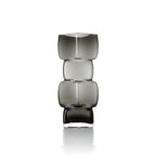 Cubes-vasen i Mörkgrå, Large – Glas