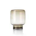 Smoky Cube-vasen i Brunt, Large – Glas