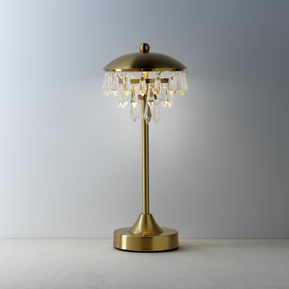 Chandelette sladdlös LED-bordslampa i järn