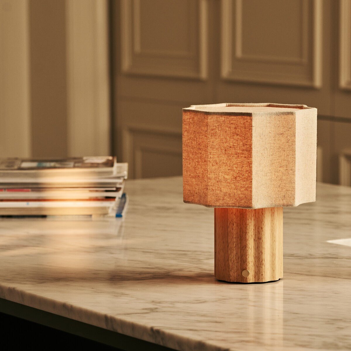 Eloïsa Natur Uppladdningsbar Bordslampa – Nordic Collection