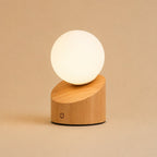 Morris – Sladdlös Uppladdningsbar Mini-Bordslampa i Natur