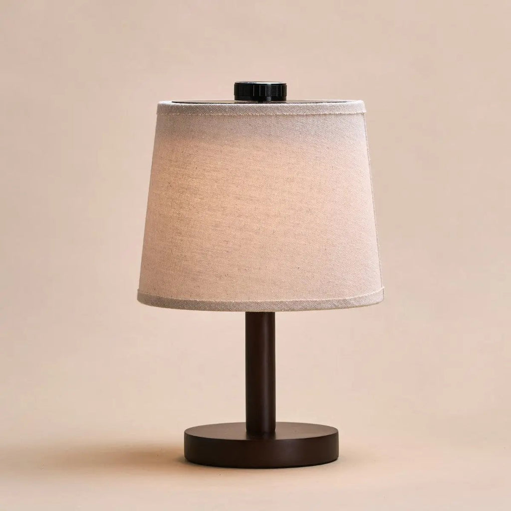 Rover Mörkbrun Trälampa, Uppladdningsbar