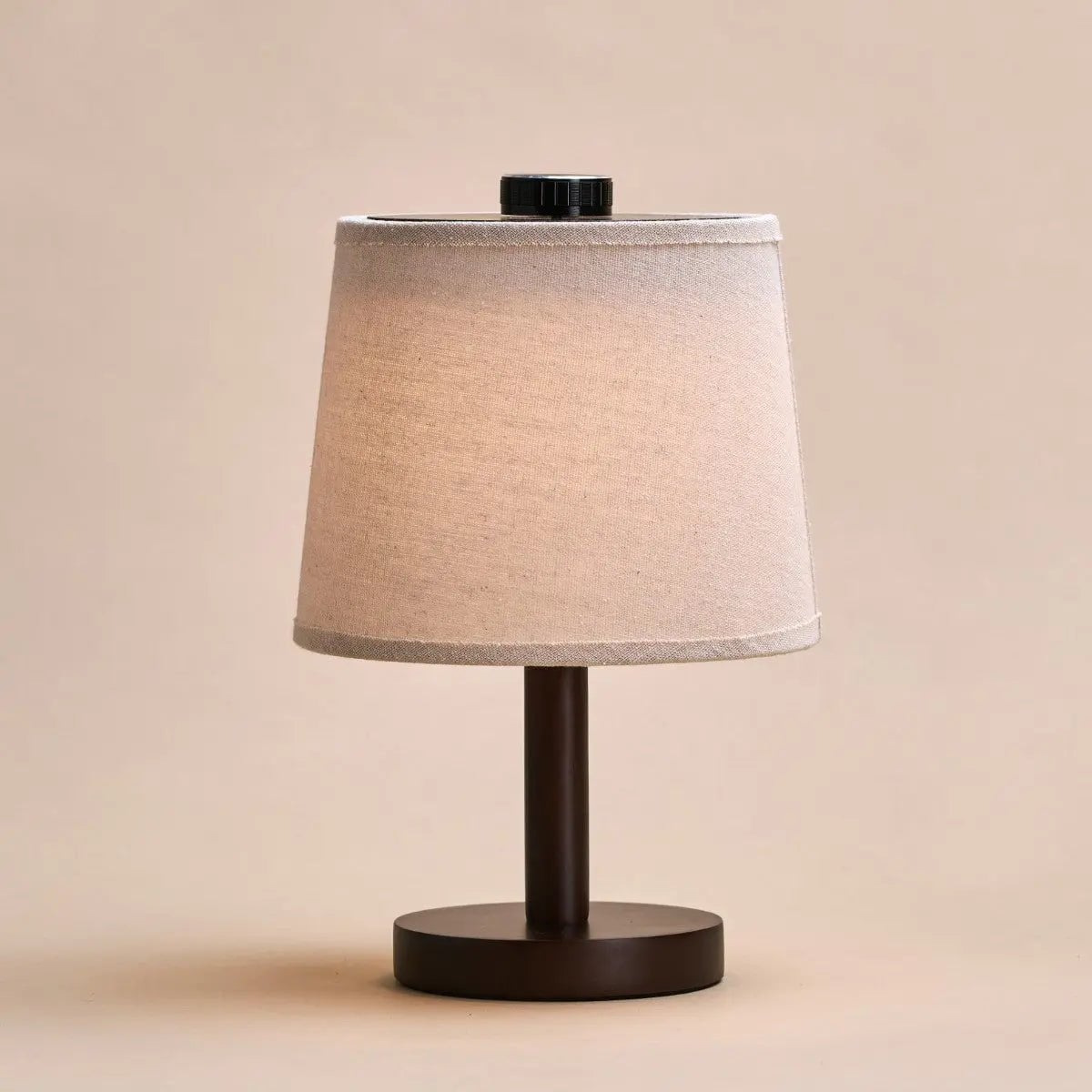 Rover Mörkbrun Trälampa, Uppladdningsbar
