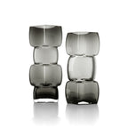 Cubes-vasen i Mörkgrå, Large – Glas
