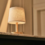 Rover Ljusbrun Trälampa, Uppladdningsbar
