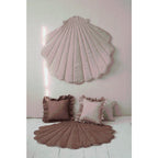 Tipitält med Volang & Shell Mat i Powder Pink, Set