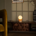 Morris – Sladdlös Uppladdningsbar Mini-Bordslampa i Natur